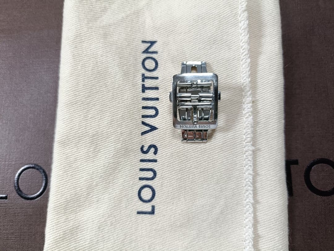 タンブールPM用　ルイヴィトン純正Dバックル ベルト幅14mm