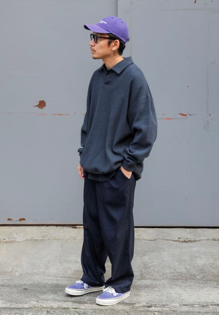 WIDE DAD Dad TECH ポロプルオーバー