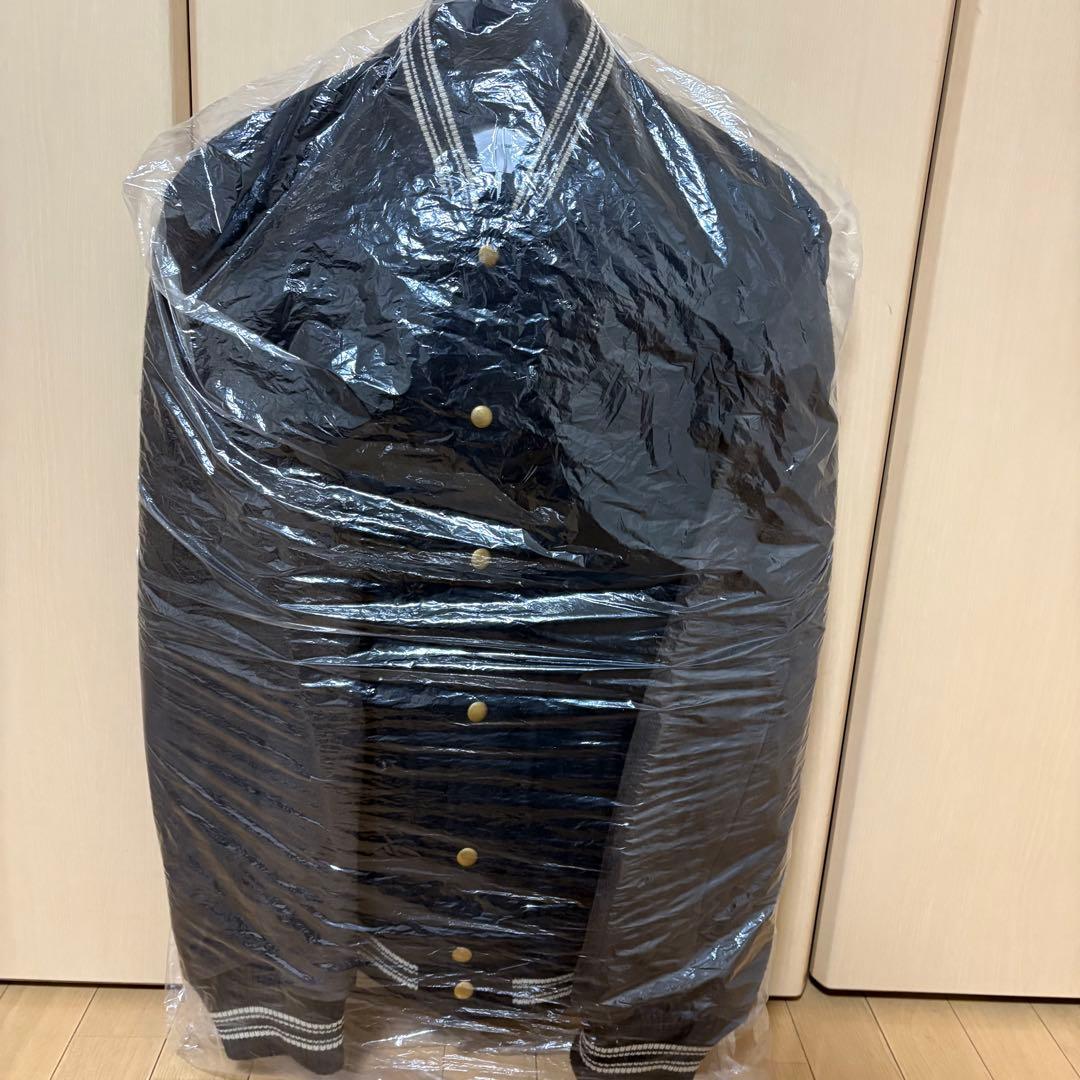 【SUGARHILL】LEATHER STUDIUM JACKET ブラック