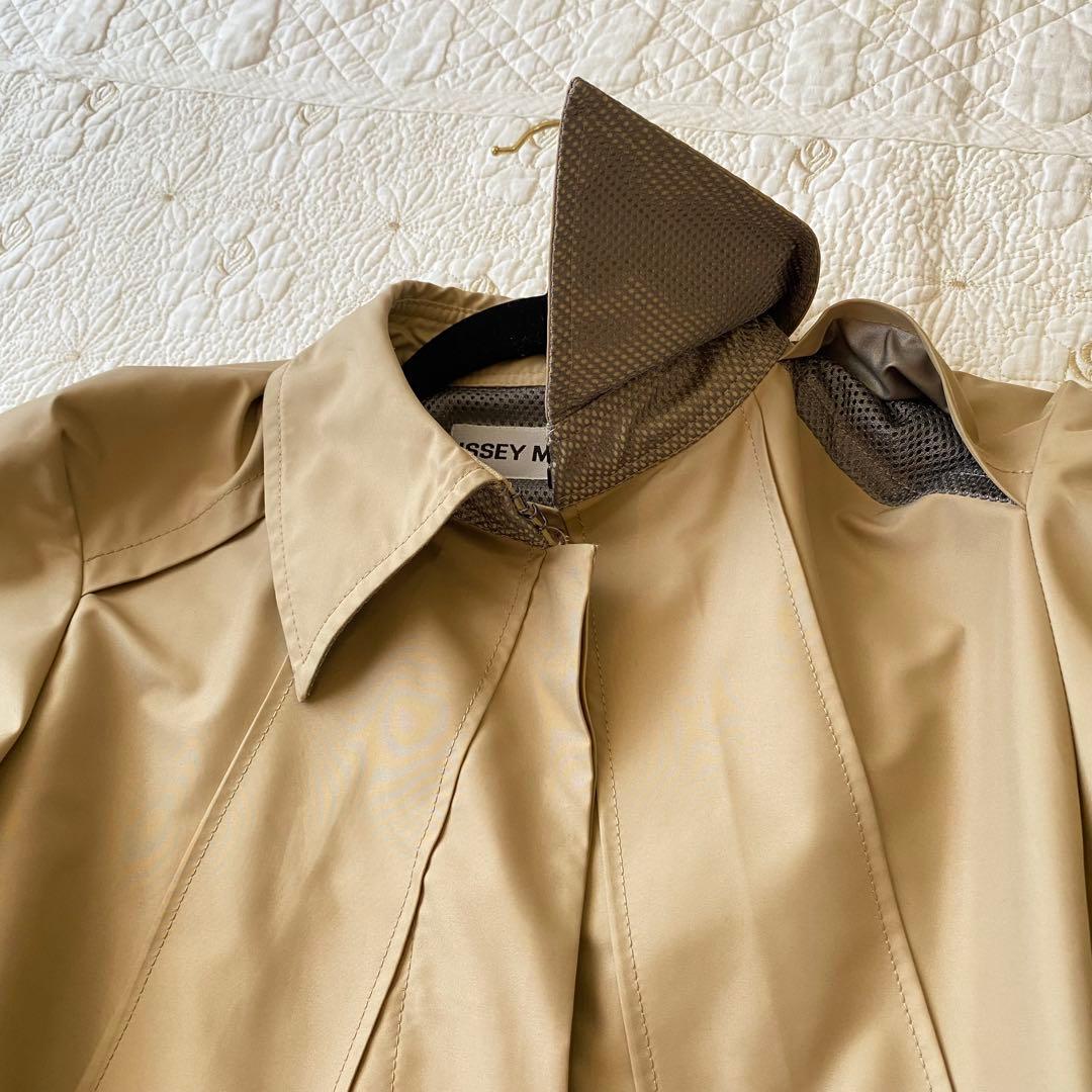 【美品】ISSEY MIYAKE イッセイミヤケ 変形トレンチコート サイズM