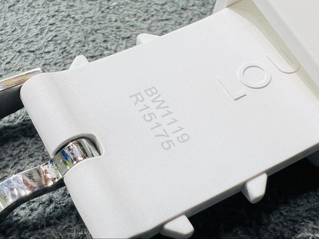 【正規品】ルイ・ヴィトン タンブール用 17mm ホワイトモノグラムラバーベルト