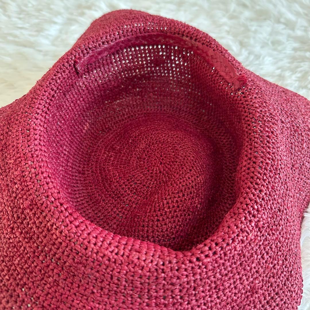 美品✨ヘレンカミンスキー ストローハット 麦わら帽子 レディース