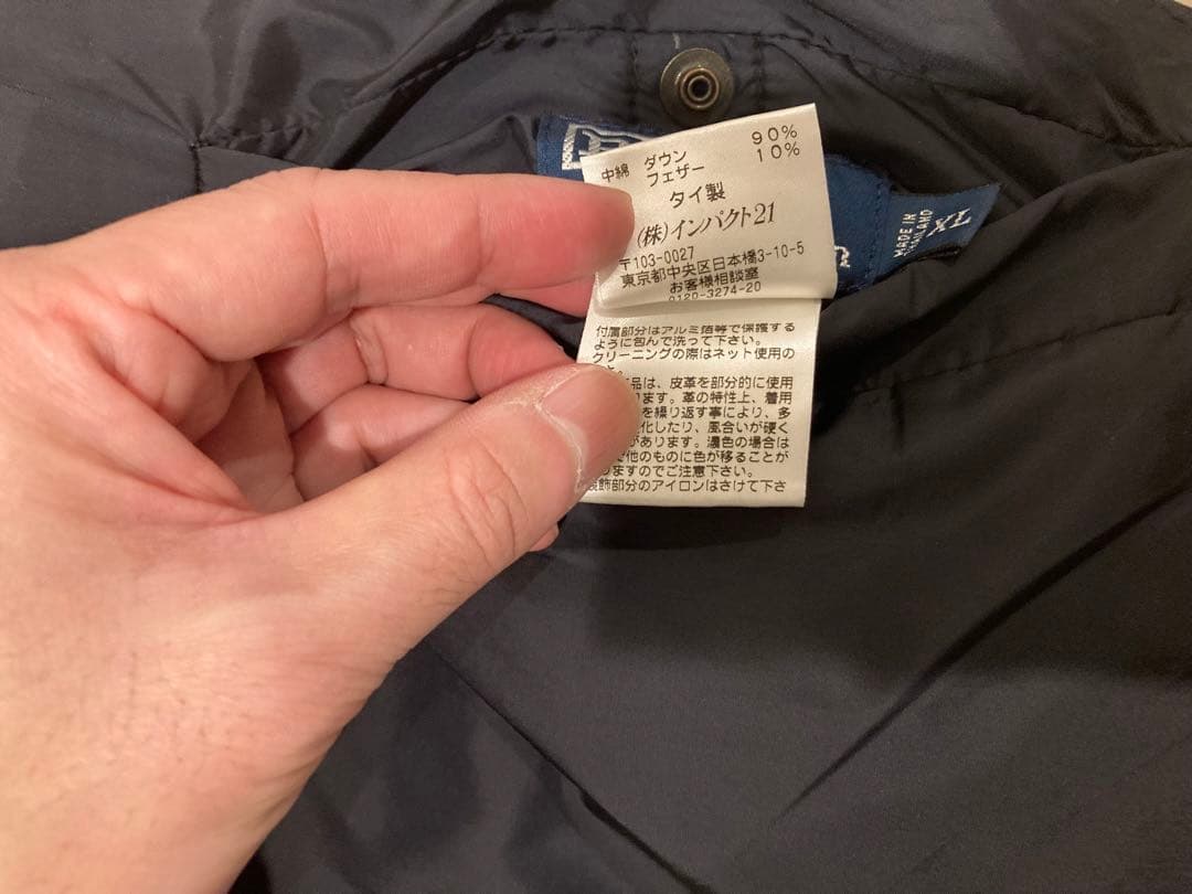 【スペシャル】ラルフローレン POLO リバーシブルダウンベスト 黒 90S