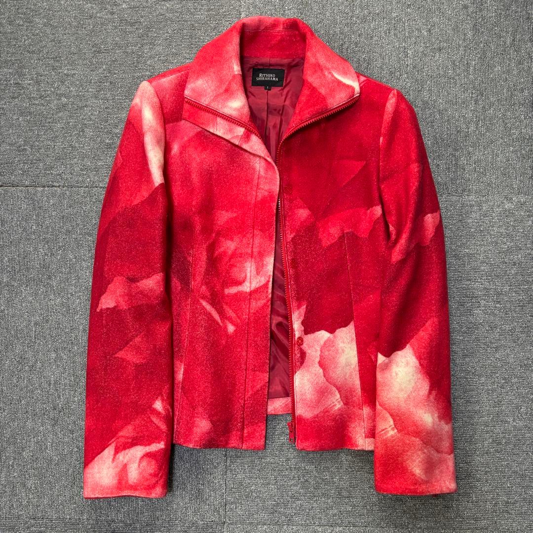 RITSUKO SHIRAHAMA 花柄 比翼ジャケット アーカイブ 90s