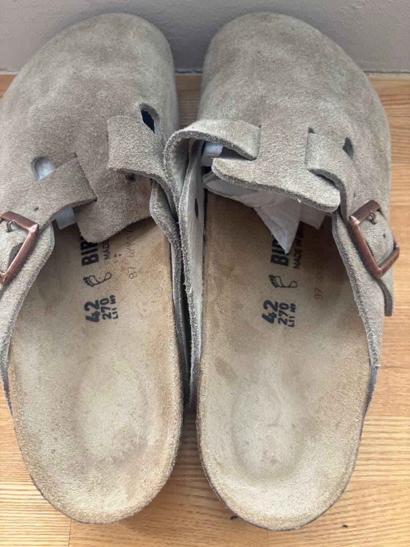 Birkenstock ボストン　ベージュ42