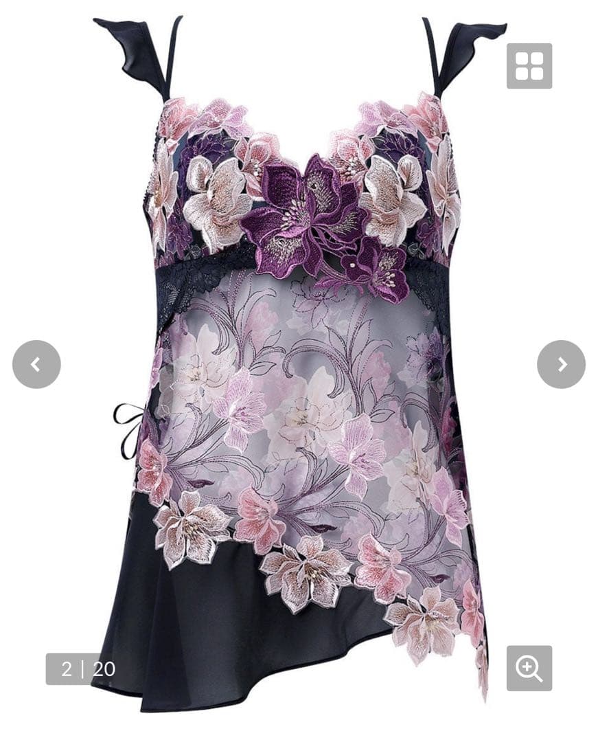 Salute 花柄刺繍 値下できません。