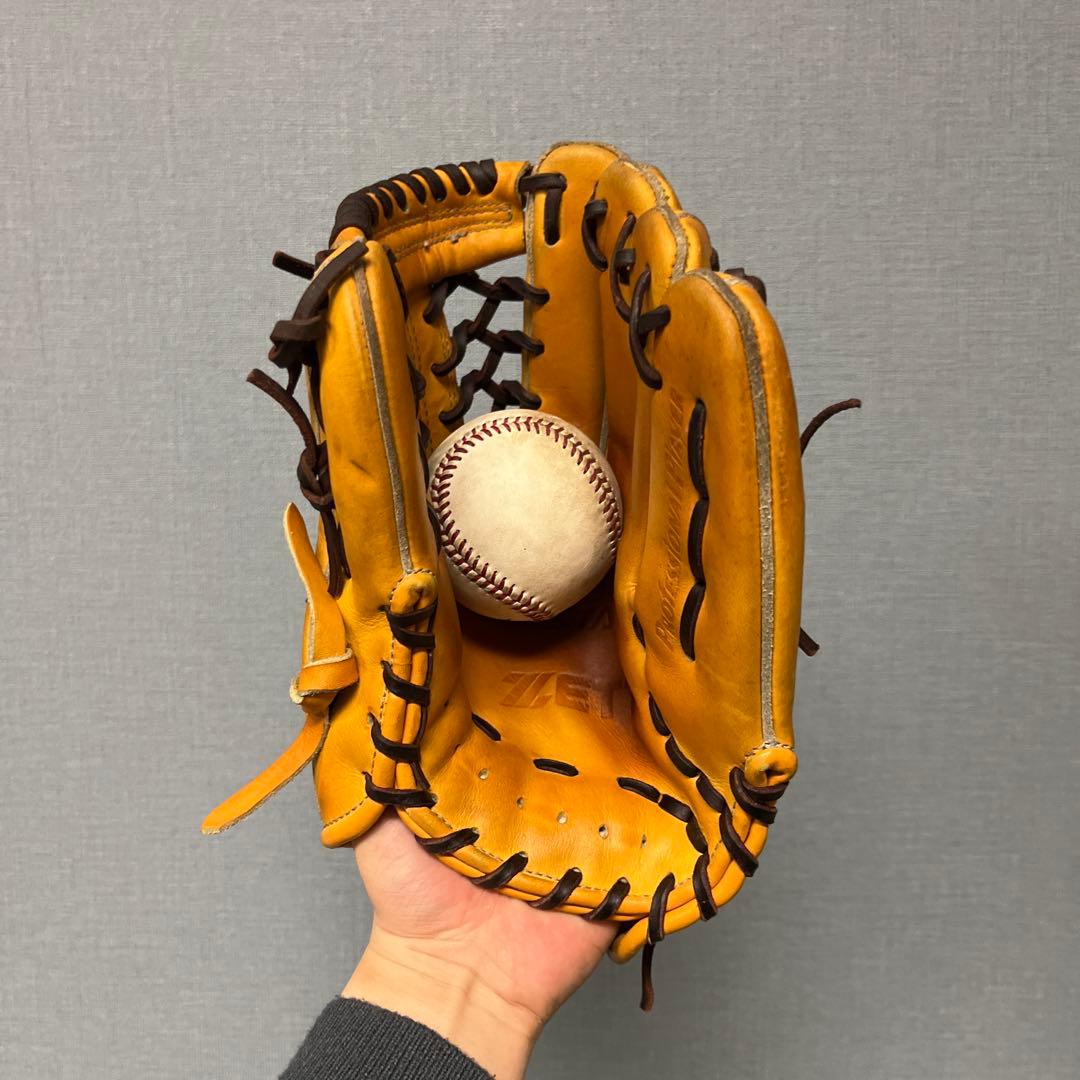 1018 ZETT ネオステイタス 型抜群 美品 即戦力 硬式 内野手用グローブ