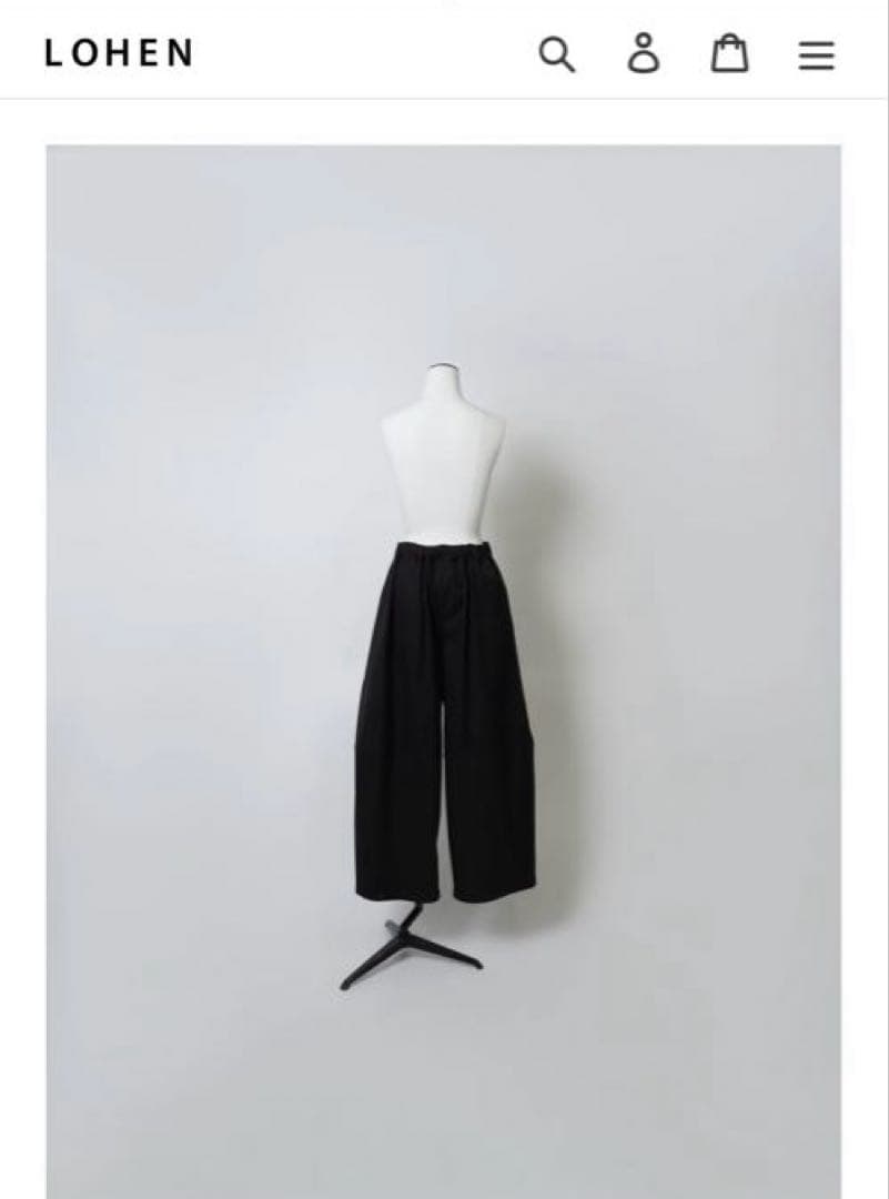 パンツ LOHEN DRAWCORD CHINO PANTS38