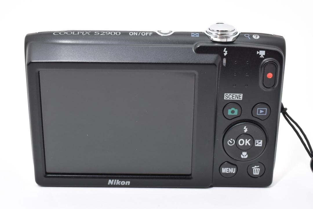 美品Nikon COOLPIX S2900レッド　コンパクトデジタルカメラ971