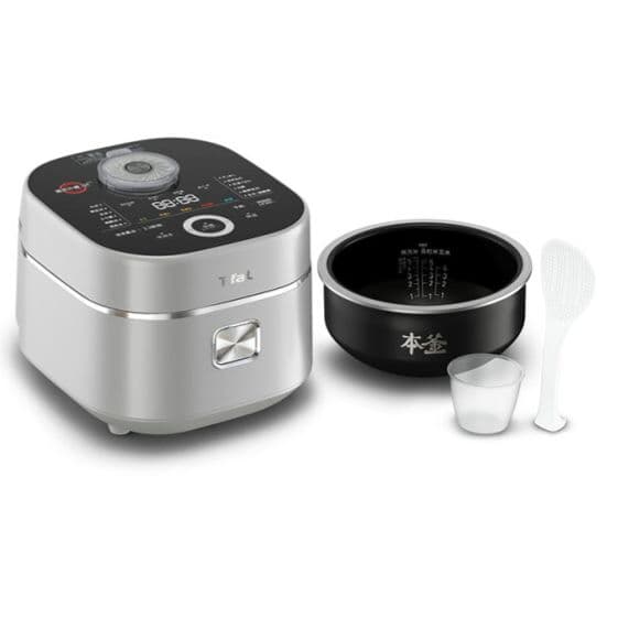 【新品】T-fal ザ・ライス 遠赤外線3DIH炊飯器 5.5合 シルバー