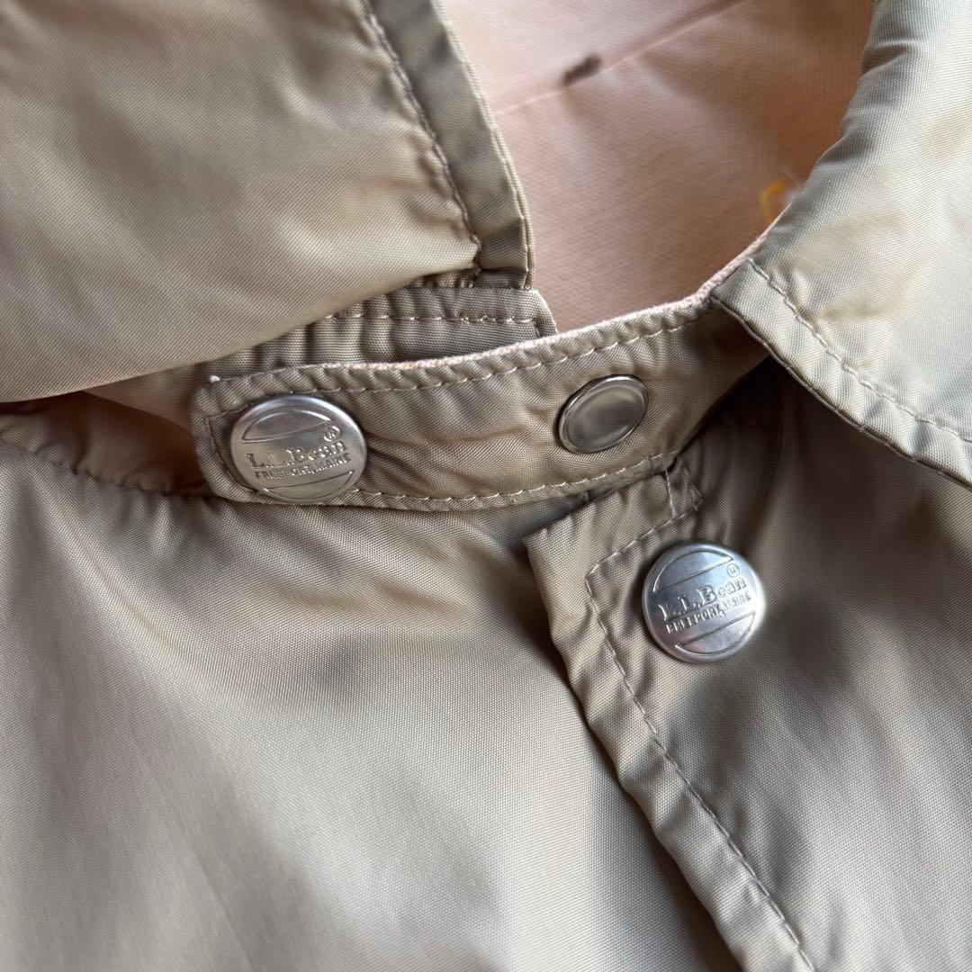 XXLサイズ L.L.Bean コーチジャケット ベージュ チンスト USA製