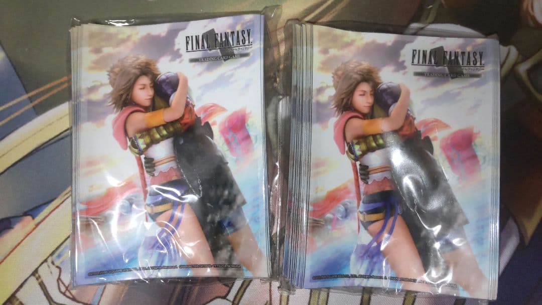 ファイナルファンタジー10 ユウナ ティーダ スリーブ FFTCG 2個セット