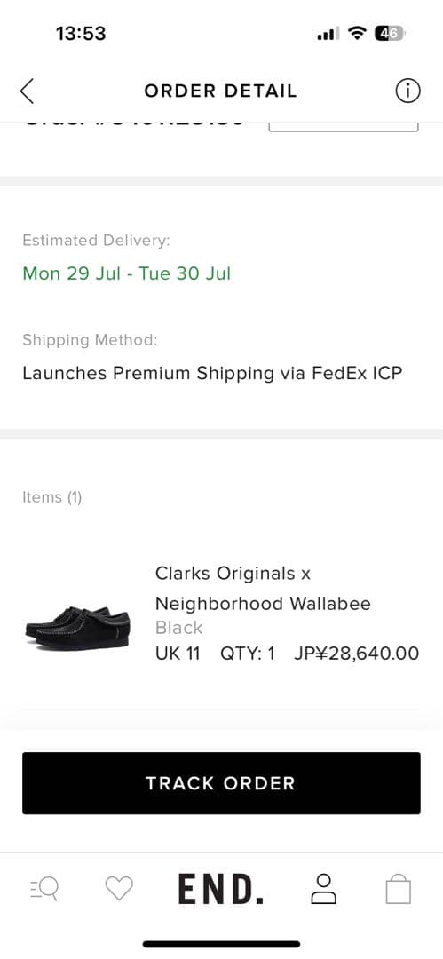 靴 neighborhood clarks Wallabee UK11