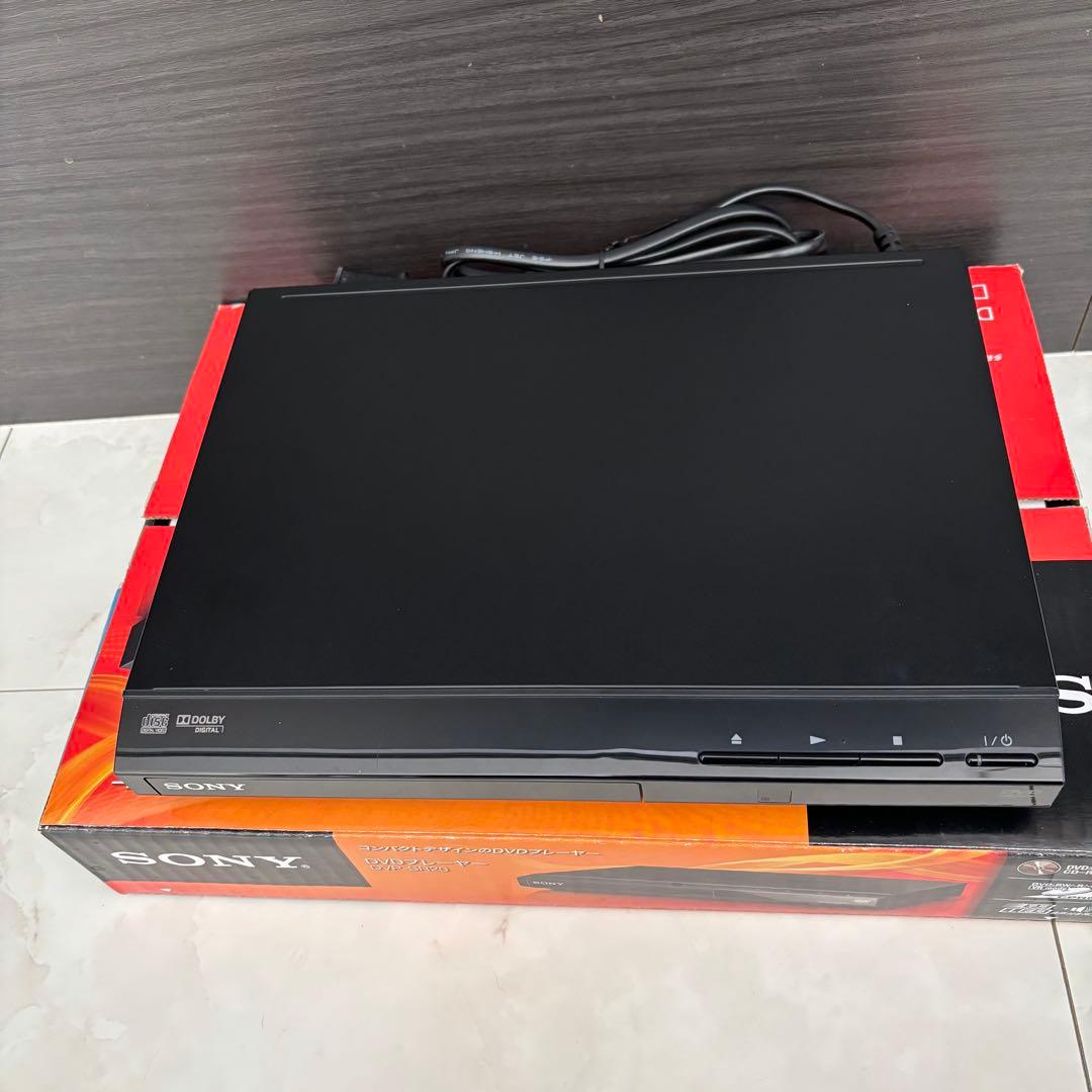 未使用・保証付★ソニー DVDプレーヤー ブラック 再生 DVP-SR20 BC