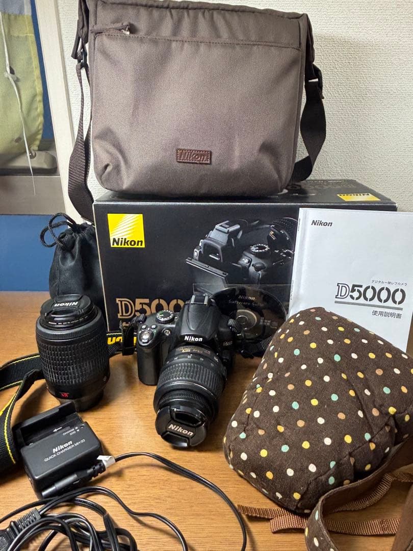 Nikon D5000 デジタル一眼レフカメラmi-na バッグストラップセット