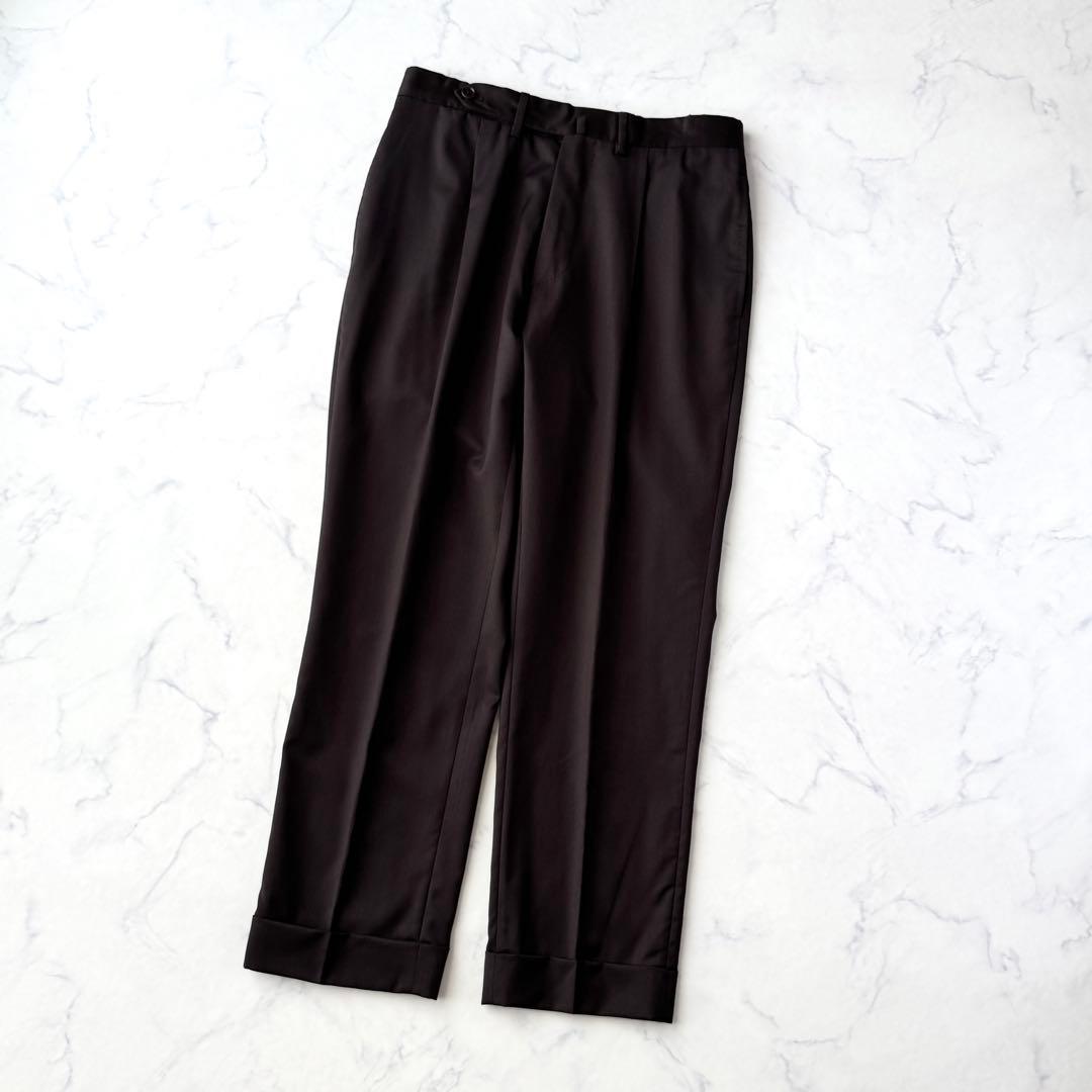 De Petrillo デ ペトリロ ジャケット セットアップ スーツ 茶 S程