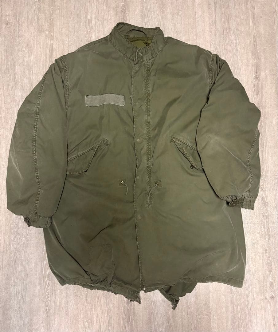 破格 実物 70s M-65 フィッシュテール フルセット 雰囲気◎ 鬼フェード