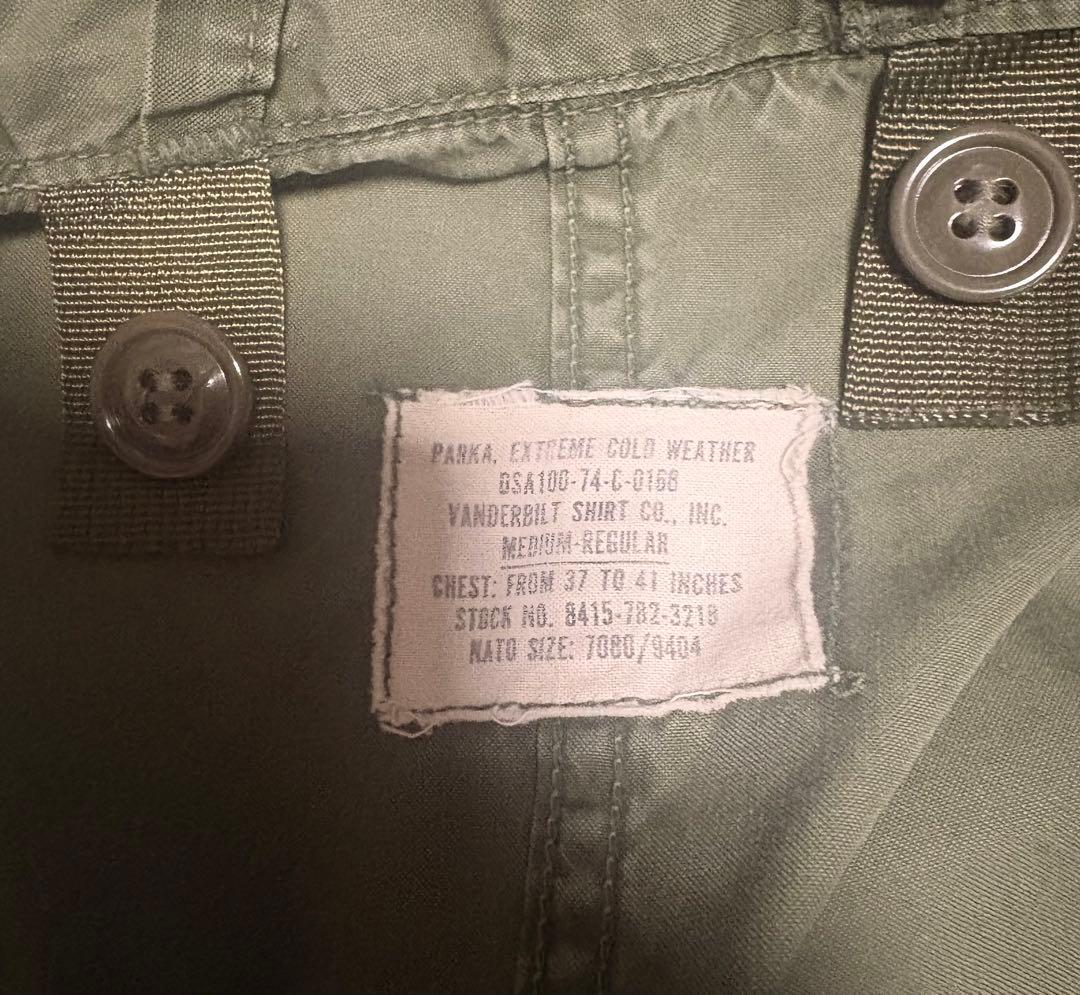 破格 実物 70s M-65 フィッシュテール フルセット 雰囲気◎ 鬼フェード