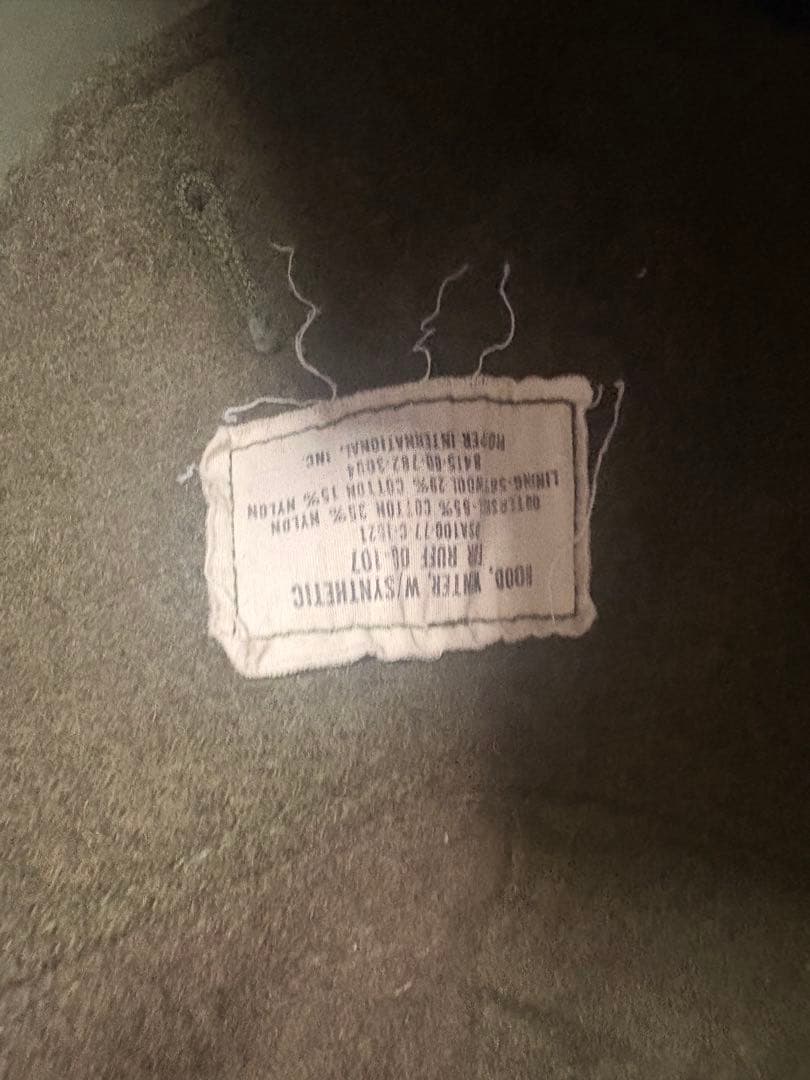 破格 実物 70s M-65 フィッシュテール フルセット 雰囲気◎ 鬼フェード