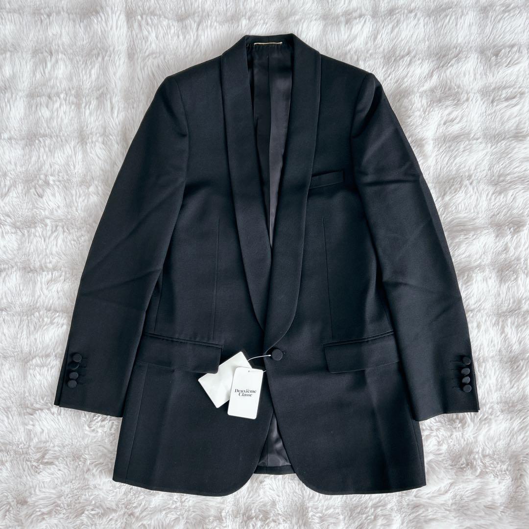 新品✨ドゥーズィエムクラス★タキシードジャケット　テーラード　ブラック