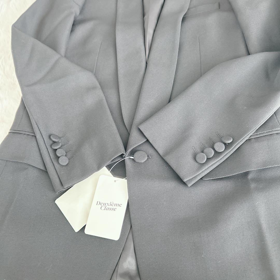 新品✨ドゥーズィエムクラス★タキシードジャケット　テーラード　ブラック