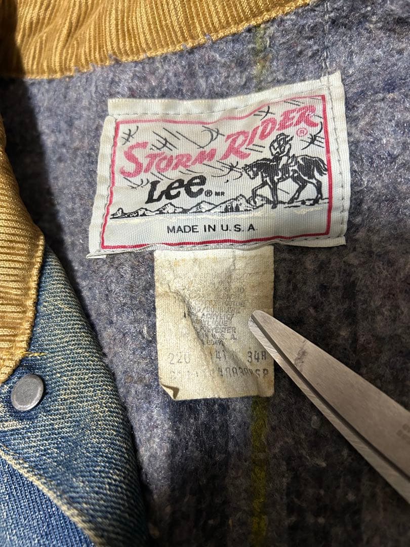 Lee Storm Rider USA製 70年代末〜80年代