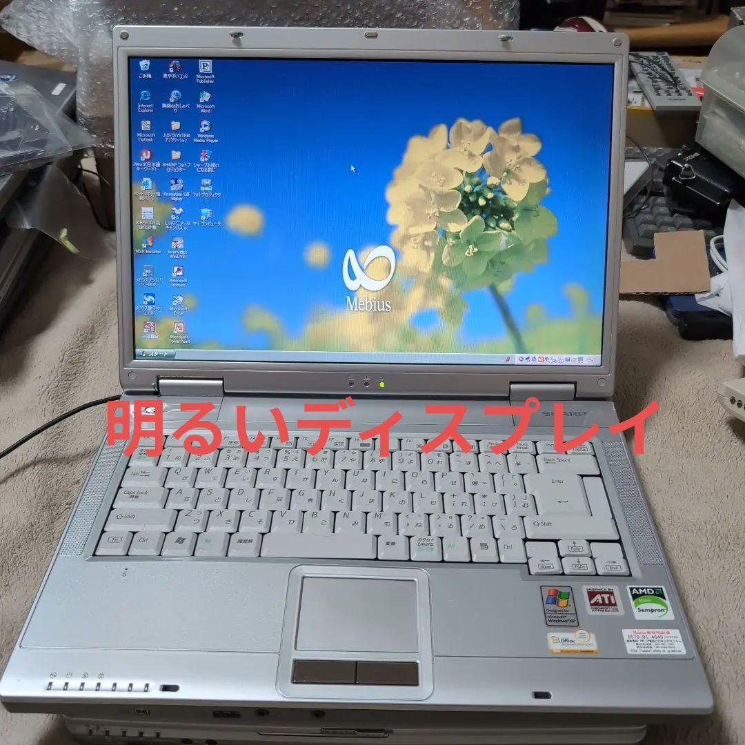 SHARP Mebius ノートPC　PC-WA70K WindowsXP