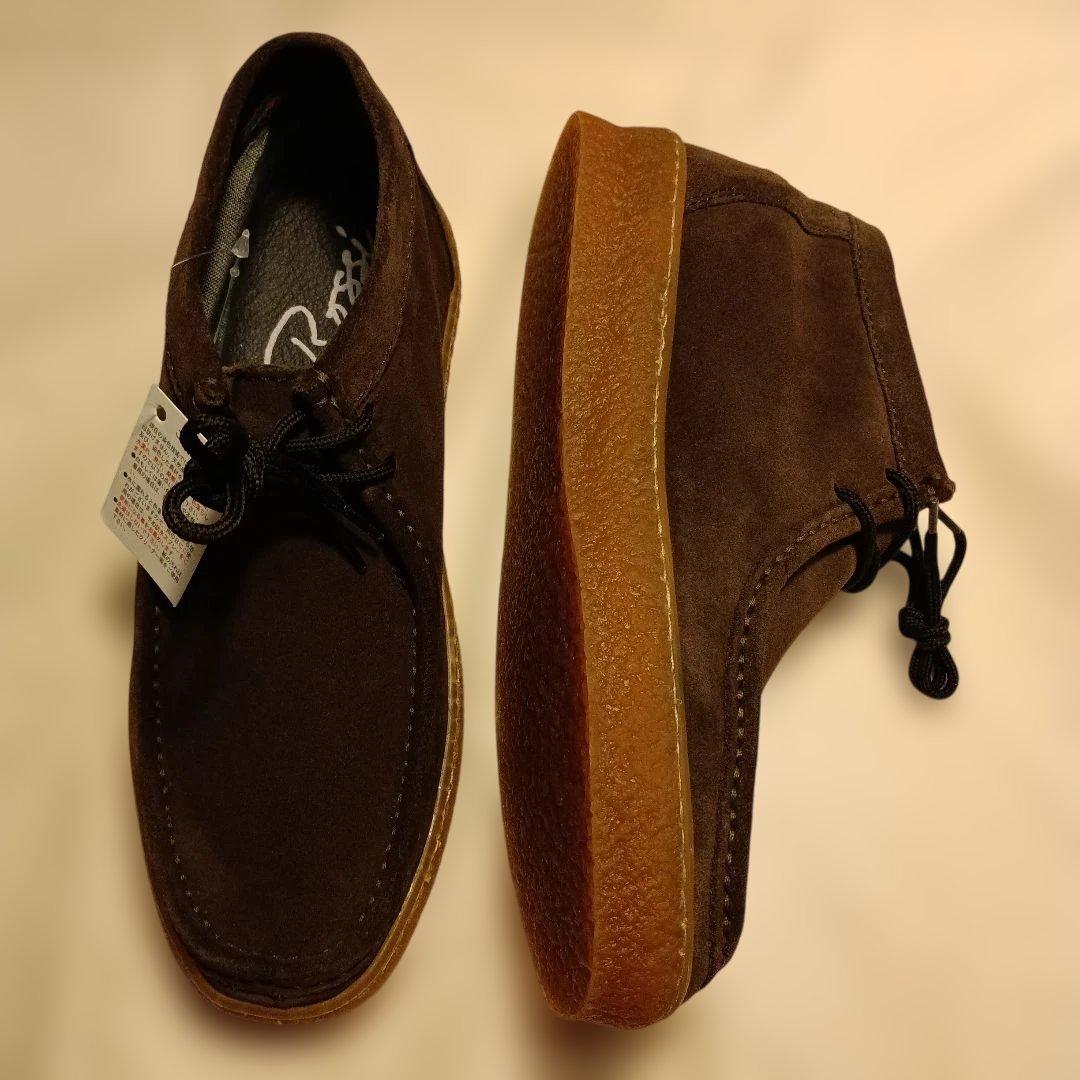 Stefano Rossi スエード ワラビーモカシン24.5cm箱付き