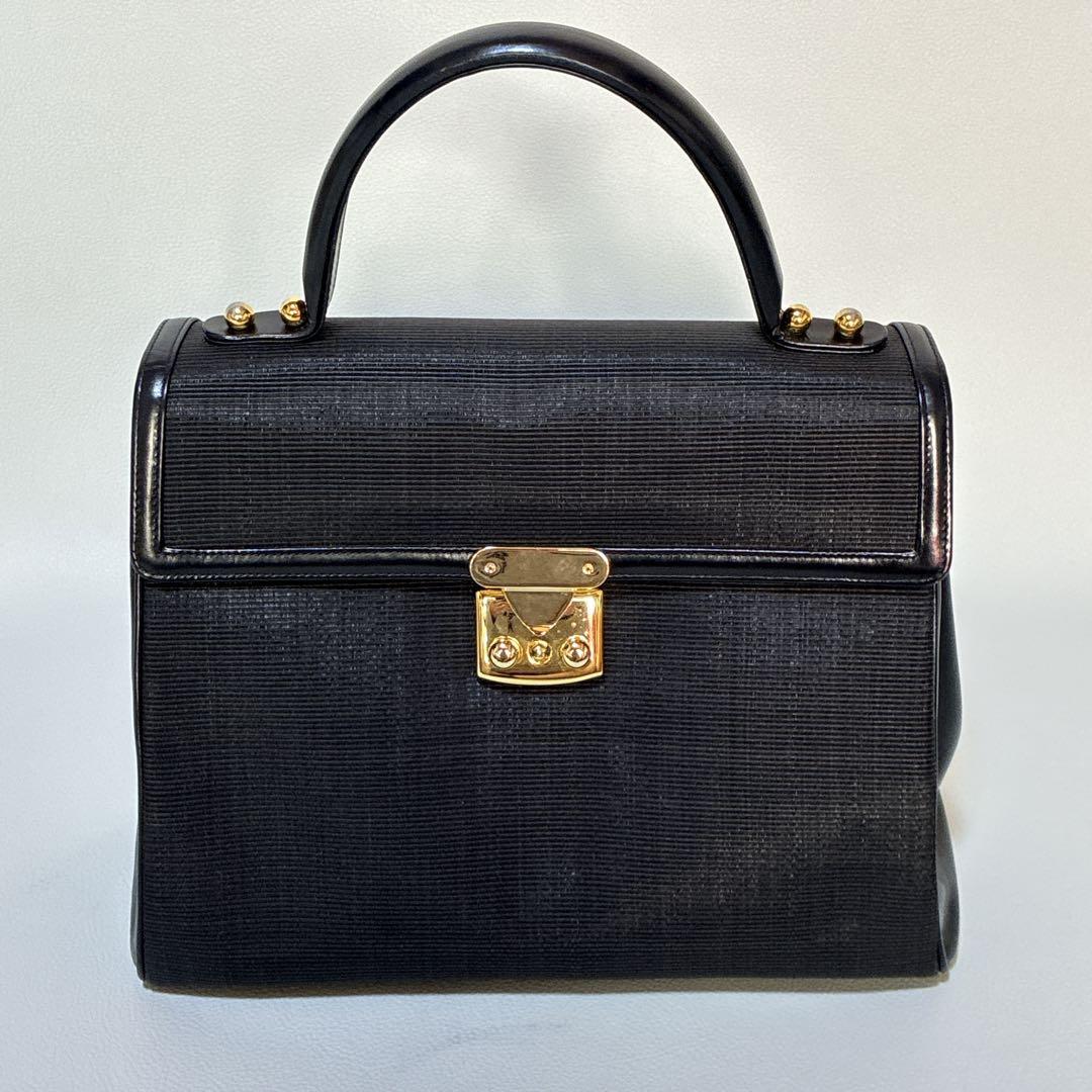 COMTESSE コンテス ハンドバッグ ホースヘア ワンハンドル 自立型