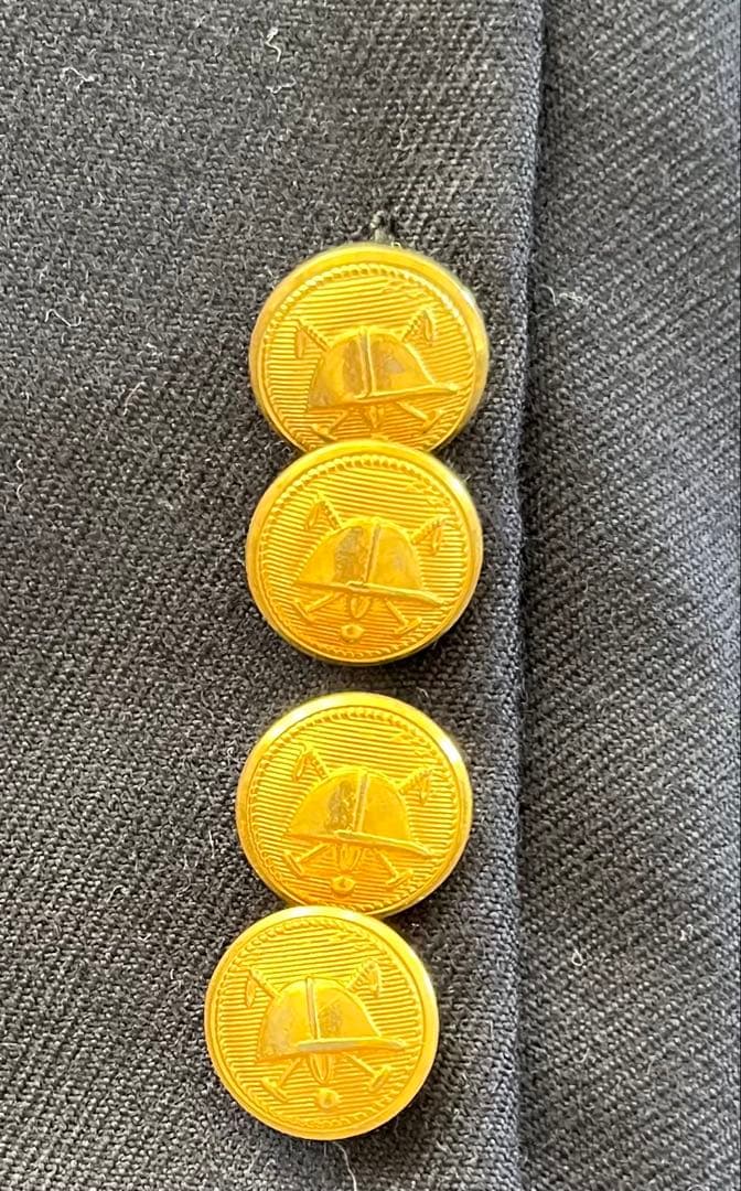 専用 Ralph Lauren 紺色金ボタンジャケット ピノキオ　グレーパンツ