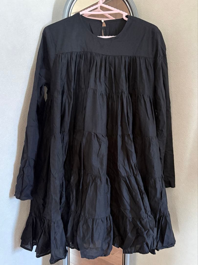 マーレット　ソリマン　ティアードワンピース XS