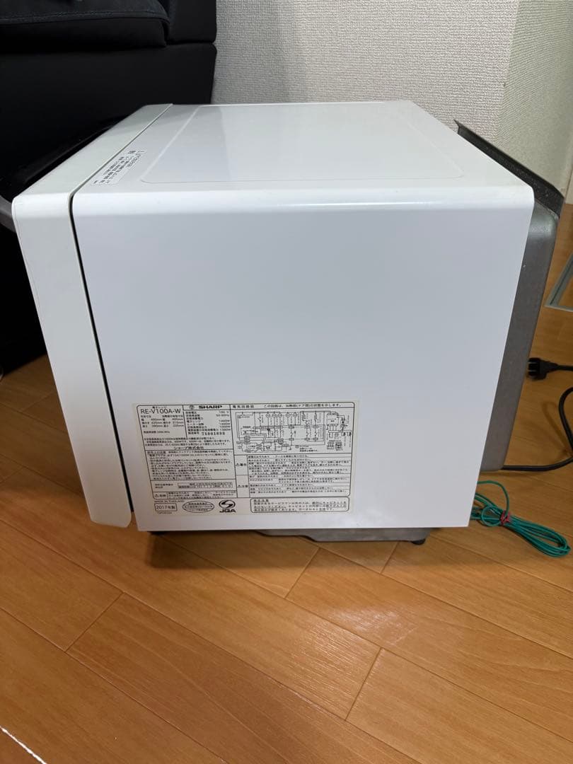 SHARP 電子レンジ 過熱水蒸気 オーブンレンジ RE-V100A-B