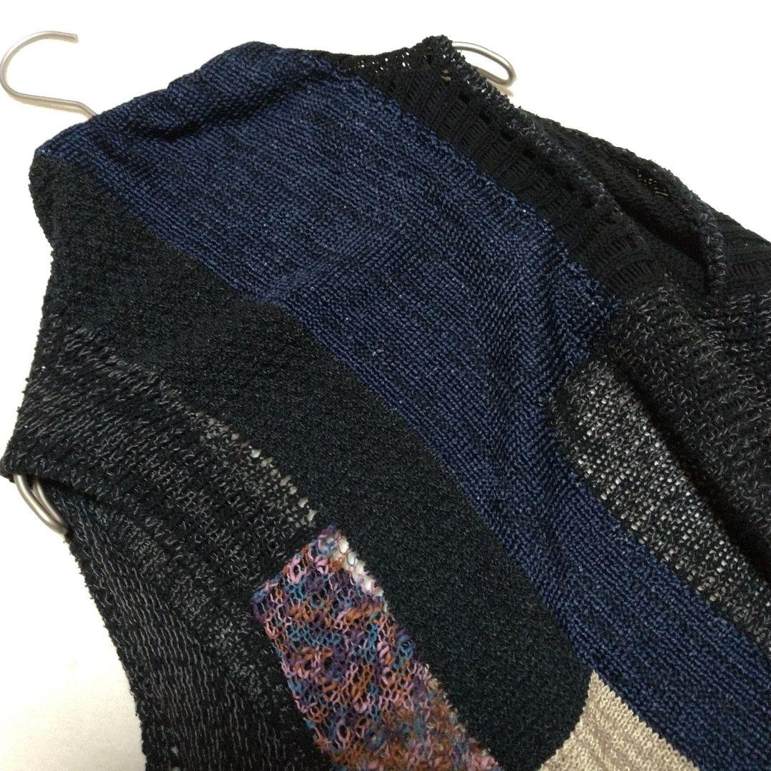 shige！　おまとめ　慈雨　ワンピース　パッチワーク ニットベスト