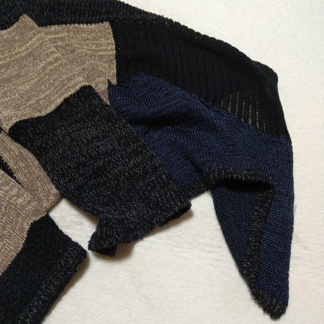 shige！　おまとめ　慈雨　ワンピース　パッチワーク ニットベスト