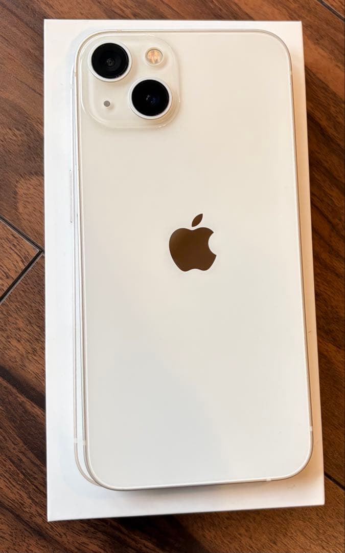iPhone 13 128GB （白） 箱あり／美品
