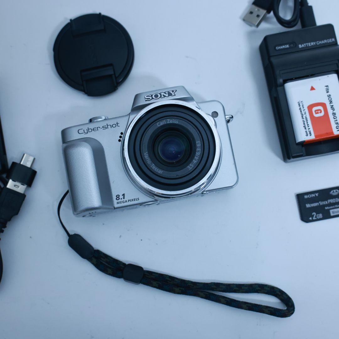 スマホ転送可 SONY H3 デジタルカメラ メモリー電池付き コンデジ
