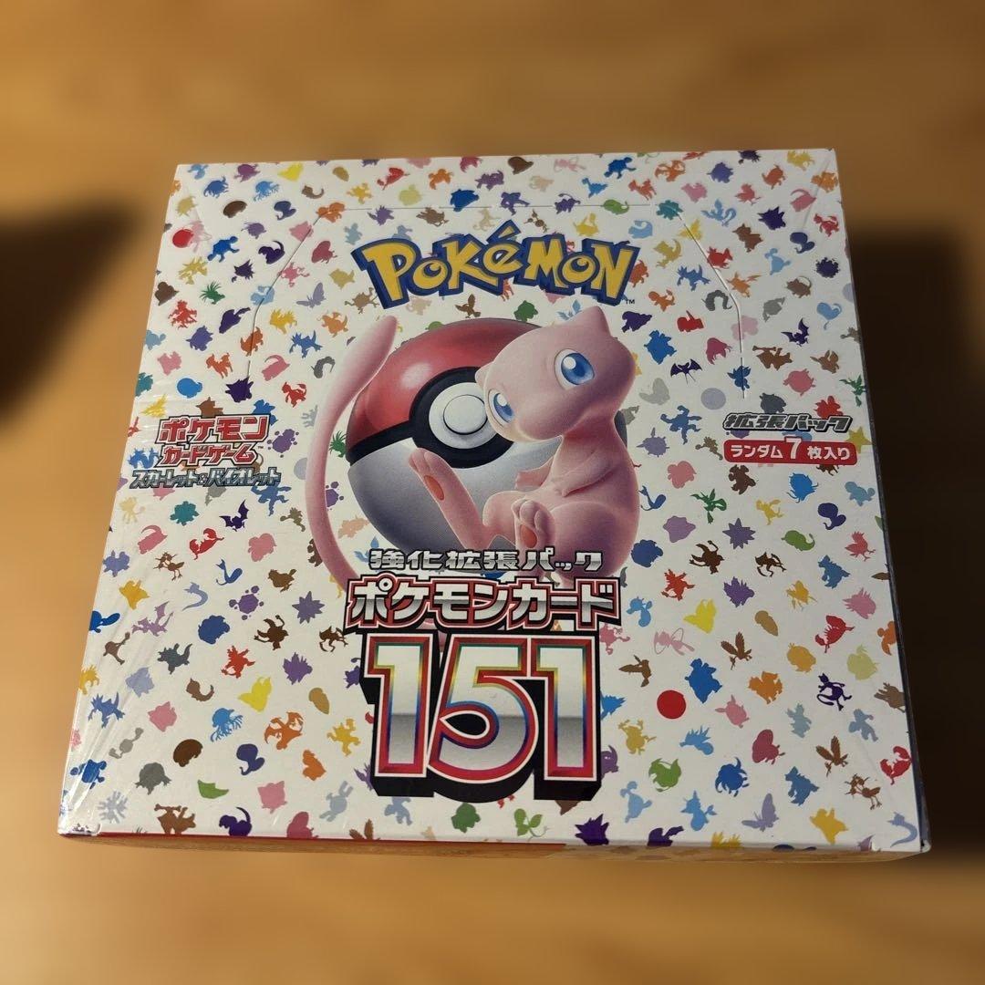 ポケモンカード151 box 未開封シュリンク付き