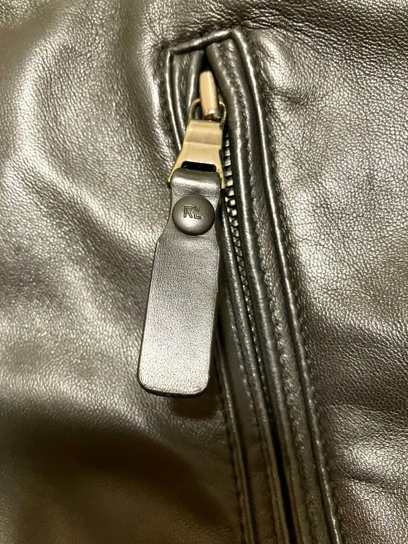 希少 Polo by Ralph Lauren レザーダウンベスト ヴィンテージ