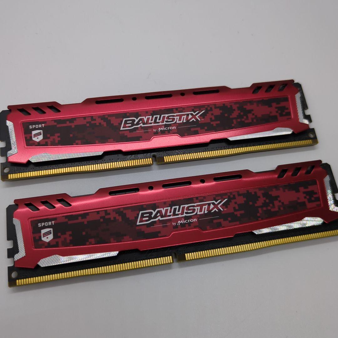 メモリー Ballistix 16GB (2x8GB) DDR4 2666MHz