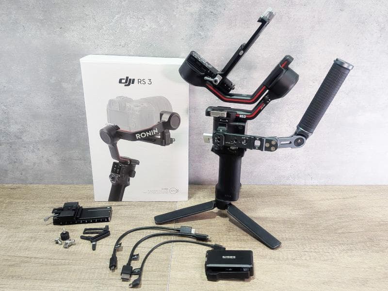 DJI RS 3 3軸ジンバル ＋ RavenEye画像伝送 ＋ ハンドグリップ
