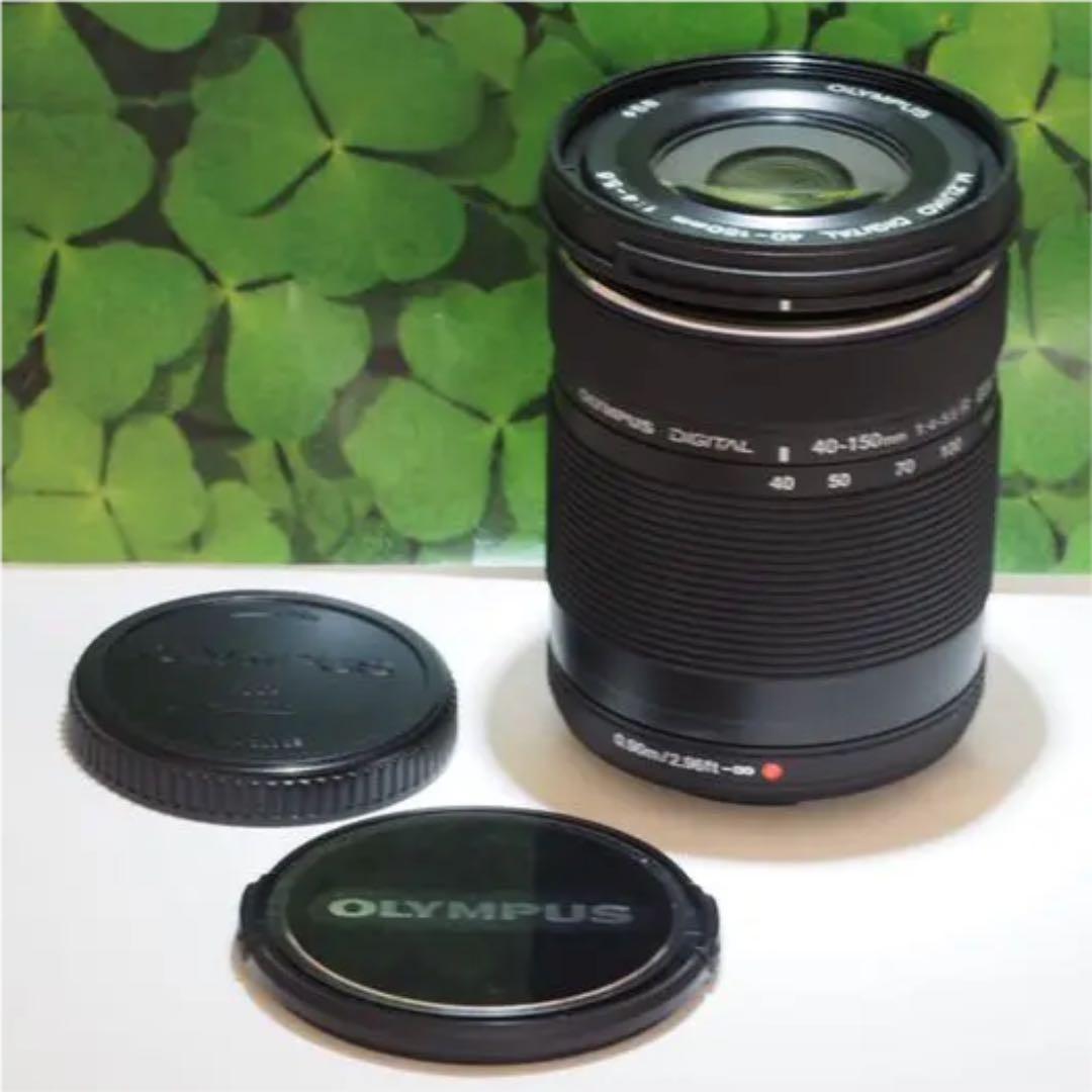 【未使用】オリンパスM.ZUIKO40-150mm望遠レンズスポーツ撮影で大活躍