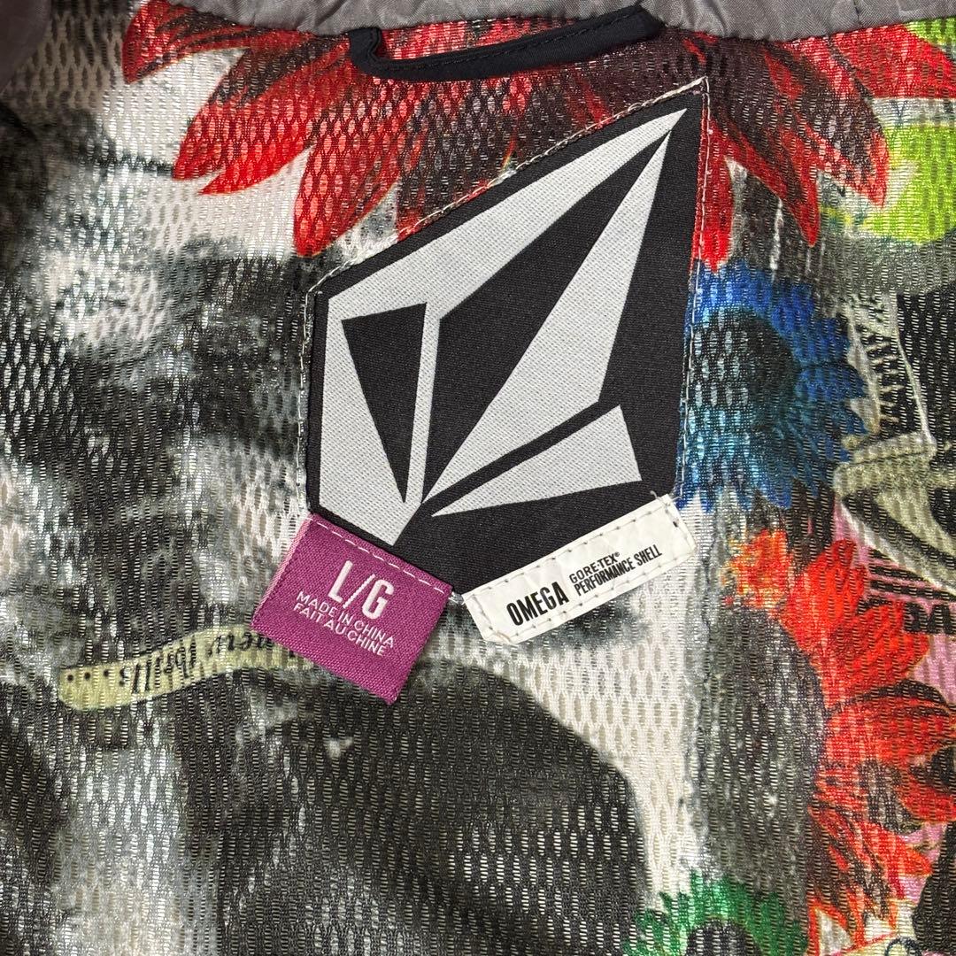 【美品】VOLCOM ボルコム　GORE-TEX ゴアテックス　スキーウェア　L