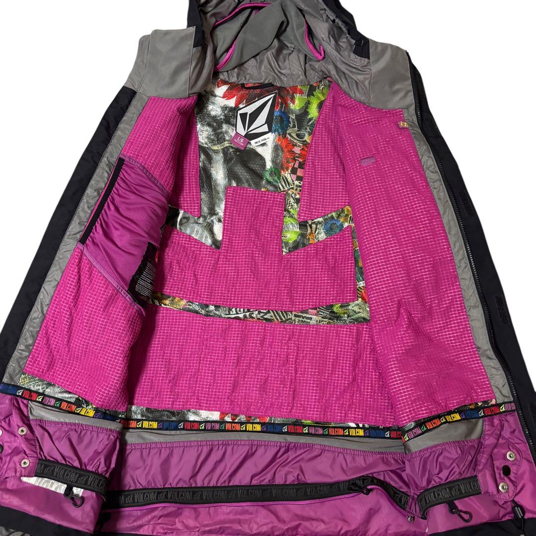 【美品】VOLCOM ボルコム　GORE-TEX ゴアテックス　スキーウェア　L