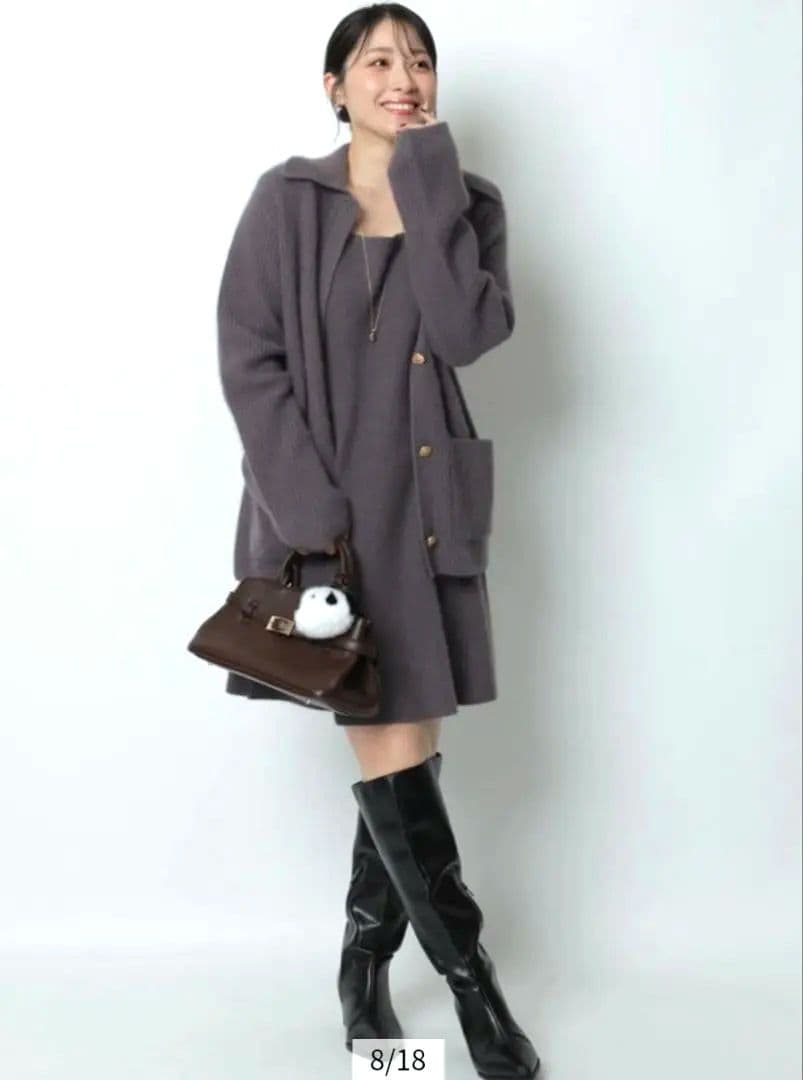 【定価4万円】試着のみ美品　アプワイザーリッシェ　ワンピース&ガーデ　セット