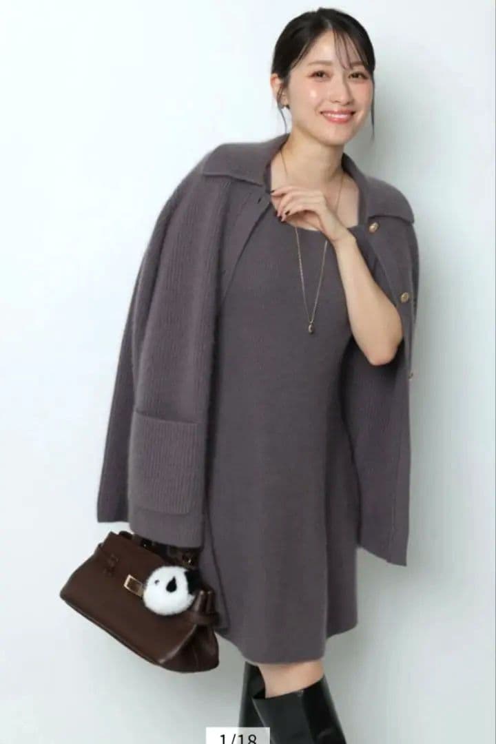 【定価4万円】試着のみ美品　アプワイザーリッシェ　ワンピース&ガーデ　セット