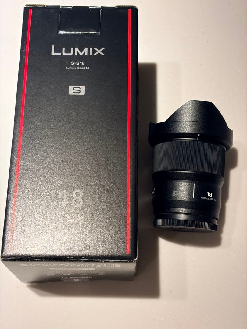 新同品　LUMIX S 18mm f1.8 Lマウント 超広角