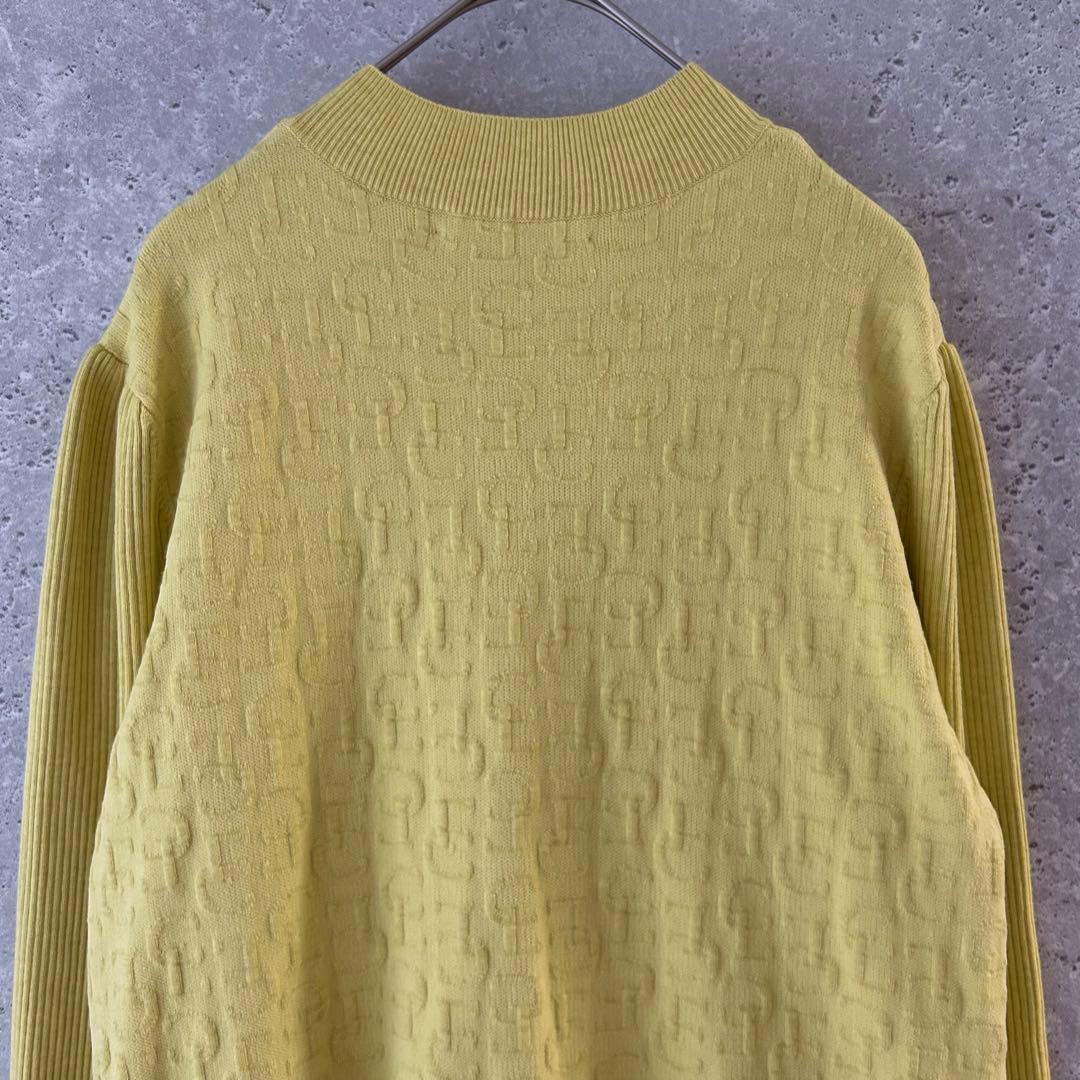 ✨美品✨ セルフォードCELFORD ロゴふくれジャガードニットワンピース 38