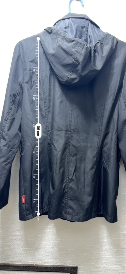 PRADA プラダ ナイロン フード付き ジャケット レディース L ブラック