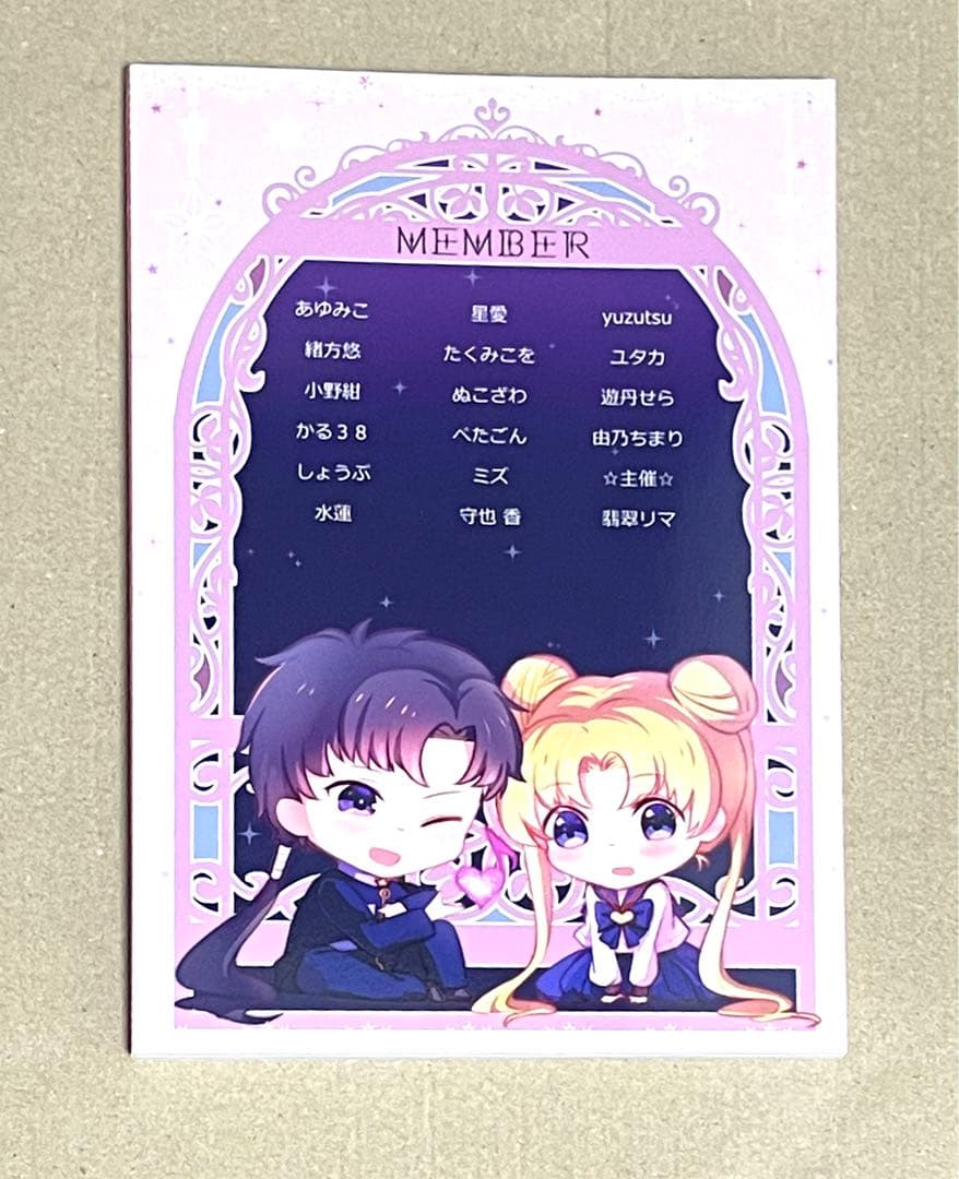 セーラームーン同人誌　星野光×月野うさぎ　星うさ　セーラースターズ　スリーライツ