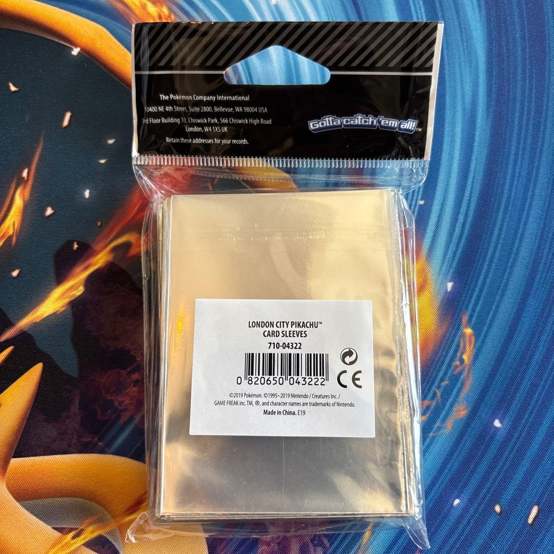 ポケカ　デッキシールド　スリーブ　ピカチュウ ロンドン　未開封品